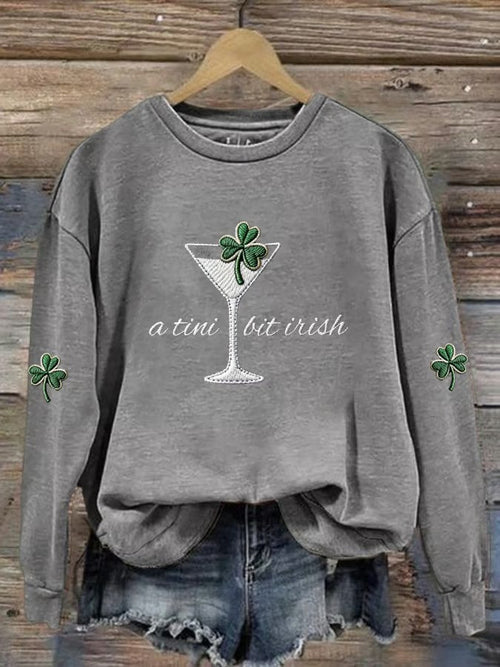 Women's A Tini Bit Irish Sweatshirt