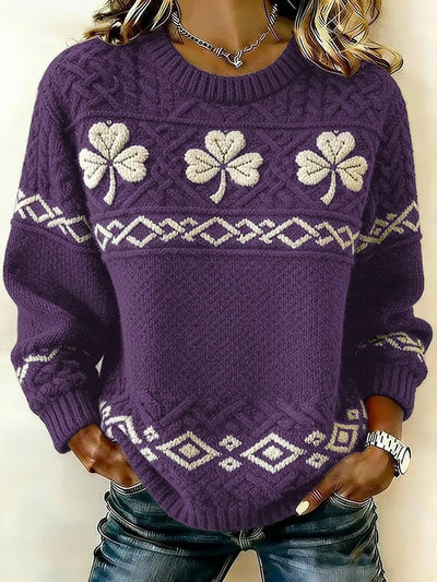 Women's Saint Pao Print Knit Sweater