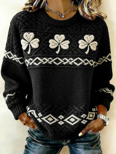 Women's Saint Pao Print Knit Sweater