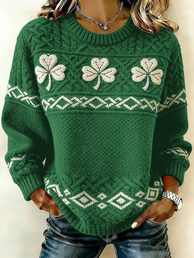 Women's Saint Pao Print Knit Sweater