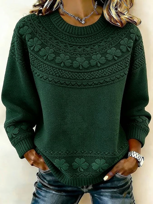 Women's St. Patrick's Day Print Sweater