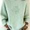 Women's St Patrick Print Knit Sweater