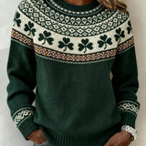 Women's St. Patrick's Day Knit Sweatshirt