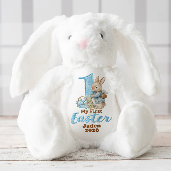 Baby's First Easter - Personalized Stuffed Bunny