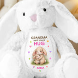 Custom Easter Bunny Plush - Personalized Birthday Gifts For Mom, Grandma - Love Wrapped In A Hug
