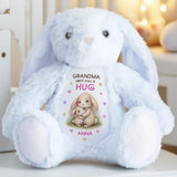 Custom Easter Bunny Plush - Personalized Birthday Gifts For Mom, Grandma - Love Wrapped In A Hug