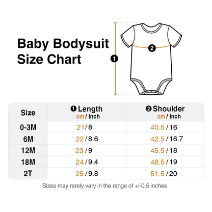 Personalized Cute Bear Bunny Fantasy Unicorn 100% Cotton Baby Bodysuit T-shirt Matching Outfit with Name First Mother's Day Gift for Newborn New Mom