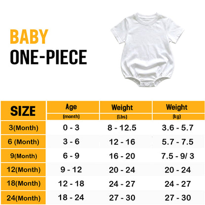 Happy Easter Premium Cotton T-Shirt Bubble Romper - Personalized Baby One-Piece