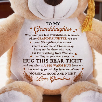 I'm Sending You All My Love And Pride - Personalized Graduation Teddy Bear