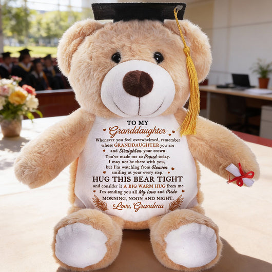 I'm Sending You All My Love And Pride - Personalized Graduation Teddy Bear
