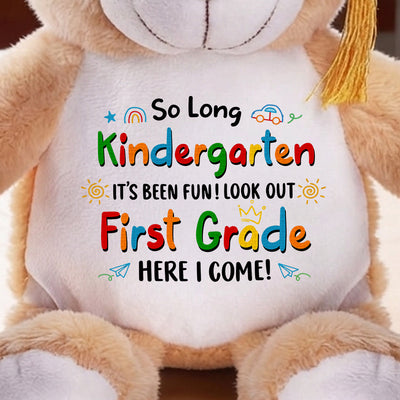 First Grade Here I Come Teddy Bear – Back to School Gift for Kids