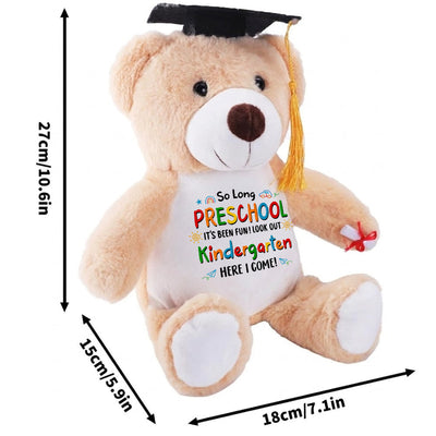 Kindergarten Here I Come Teddy Bear – Back to School Gift for Kids