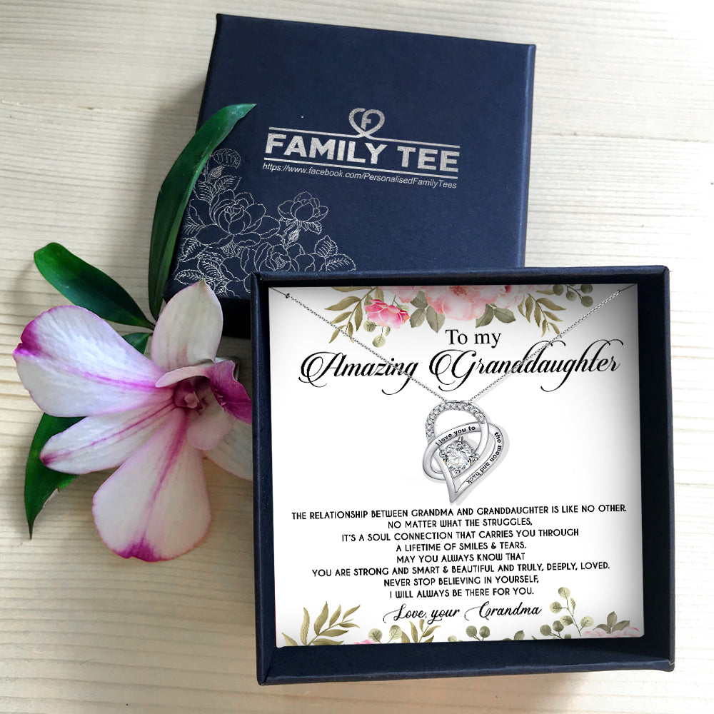 I WILL ALWAYS BE THERE FOR YOU - NECKLACE FOR GRANDDAUGHTER FROM GRANDMA