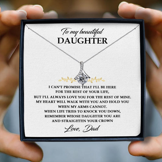 STRAIGHTEN YOUR CROWN - NECKLACE FOR DAUGHTER