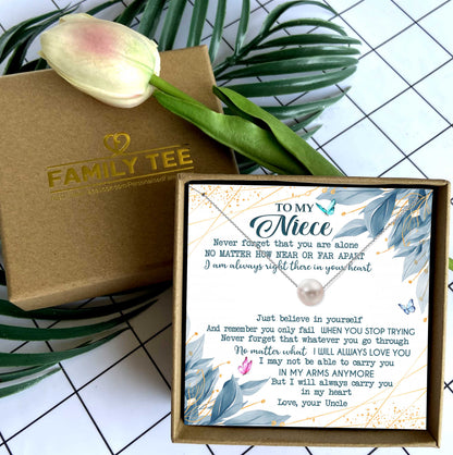 I WILL ALWAYS LOVE YOU - NECKLACE FOR NIECE FROM UNCLE