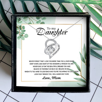 NEVER GIVE UP - NECKLACE FOR DAUGHTER FROM MOTHER