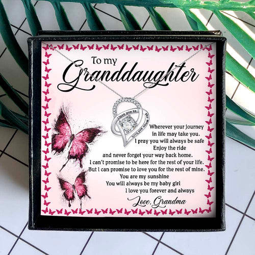 YOU WILL ALWAYS BE MY BABY GIRL - NECKLACE FOR GRANDDAUGHTER FROM GRANDMA