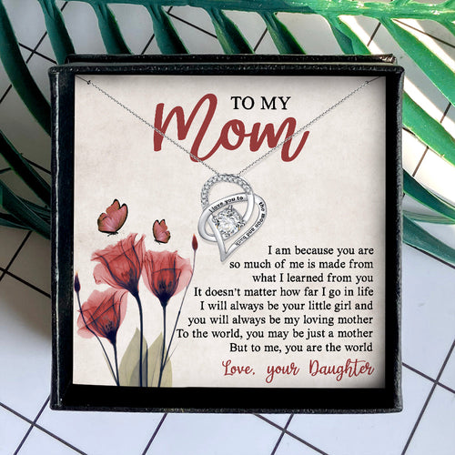 YOU ARE THE WORLD - NECKLACE FOR MOM FROM DAUGHTER
