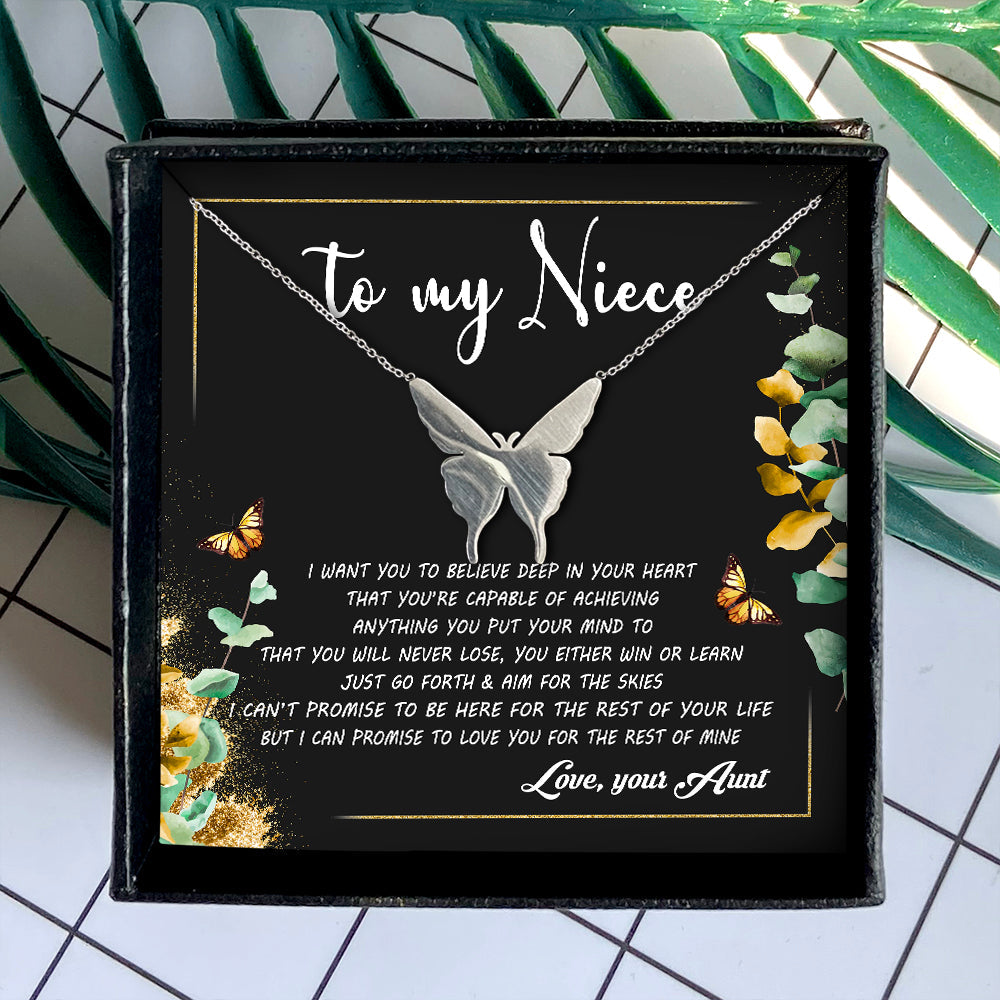 I WANT YOU TO BELIEVE DEEP IN YOUR HEART - NECKLACE FOR NIECE