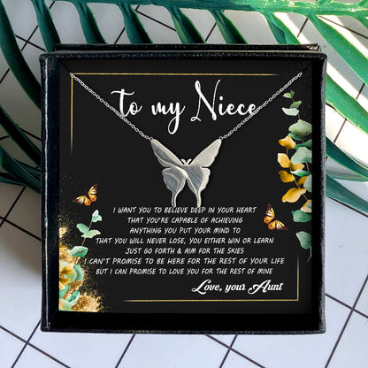 I WANT YOU TO BELIEVE DEEP IN YOUR HEART - NECKLACE FOR NIECE