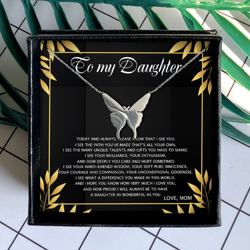 I HOPE YOU KNOW HOW VERY MUCH I LOVE YOU - NECKLACE FOR DAUGHTER