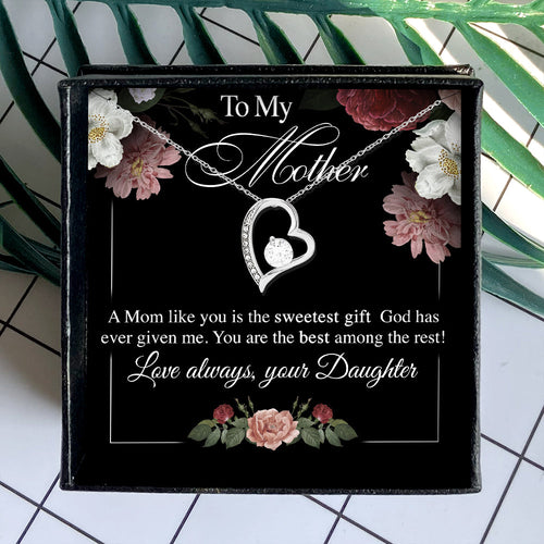 YOU ARE THE BEST AMONG THE REST - NECKLACE FOR MOTHER FROM DAUGHTER