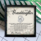 ALWAYS KEEP ME IN YOUR HEART - NECKLACE FOR GRANDDAUGHTER FROM GRANDMA