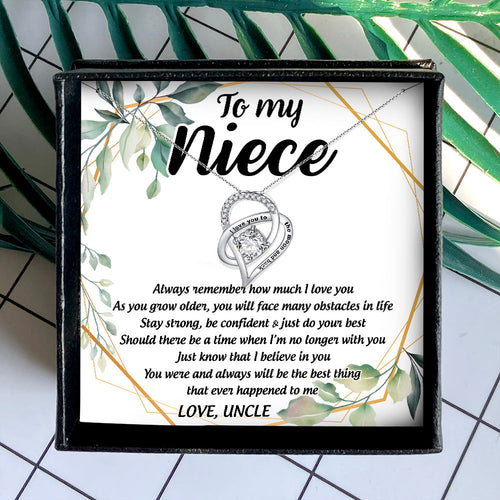 ALWAYS REMEMBER HOW MUCH I LOVE YOU - NECKLACE FOR NIECE FROM UNCLE