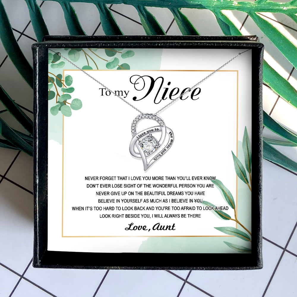 I LOVE YOU MORE THAN YOU'LL EVER KNOW - NECKLACE FOR NIECE FROM AUNT
