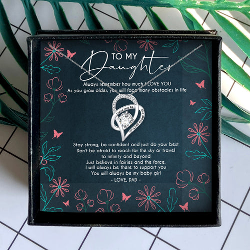 JUST DO YOUR BEST - NECKLACE FOR DAUGHTER FROM DAD