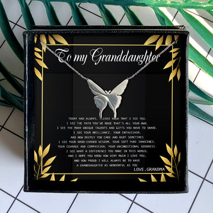 I HOPE YOU KNOW HOW VERY MUCH I LOVE YOU - NECKLACE FOR GRANDDAUGHTER