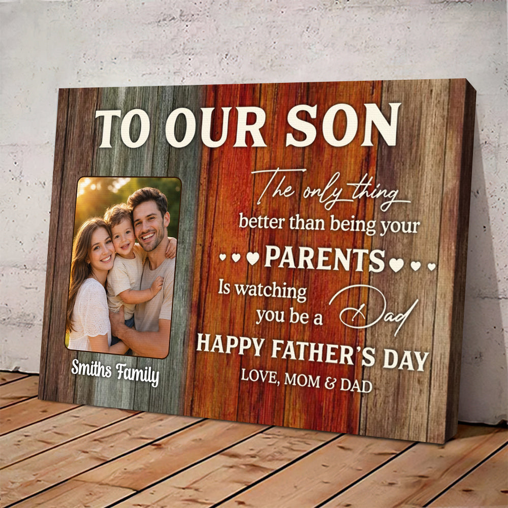 Personalized Canvas - Heartfelt Gift For Son