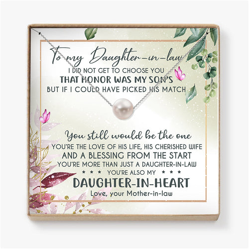 YOU STILL WOULD BE THE ONE - NECKLACE FOR DAUGHTER-IN-LAW FROM MOTHER-IN-LAW
