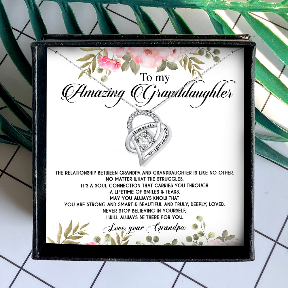 I WILL ALWAYS BE THERE FOR YOU - NECKLACE FOR GRANDDAUGHTER FROM GRANDPA