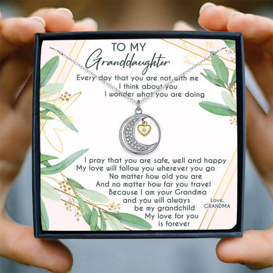 MY LOVE FOR YOU IS FOREVER - NECKLACE FOR GRANDDAUGHTER