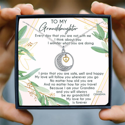 MY LOVE FOR YOU IS FOREVER - NECKLACE FOR GRANDDAUGHTER