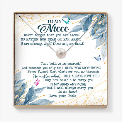 I WILL ALWAYS LOVE YOU - NECKLACE FOR NIECE FROM UNCLE