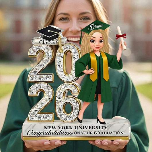 Class Of 2026 Graduate - Personalized Custom Shaped Acrylic Plaque
