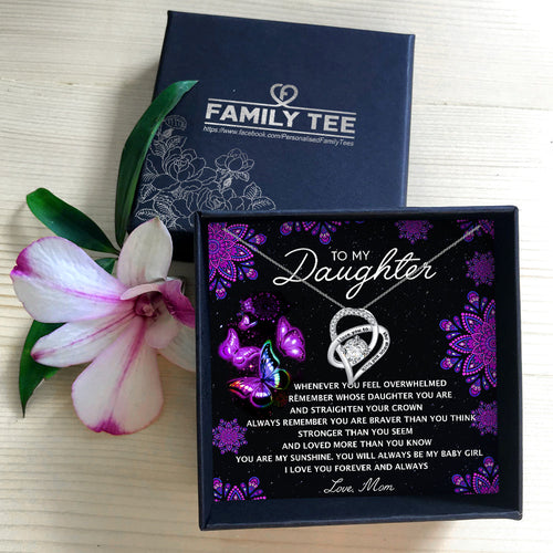 I LOVE YOU FOREVER AND ALWAYS - NECKLACE FOR DAUGHTER FROM MOM