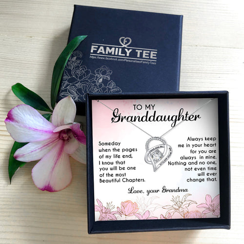 THE MOST BEAUTIFUL CHAPTERS - NECKLACE FOR GRANDDAUGHTER