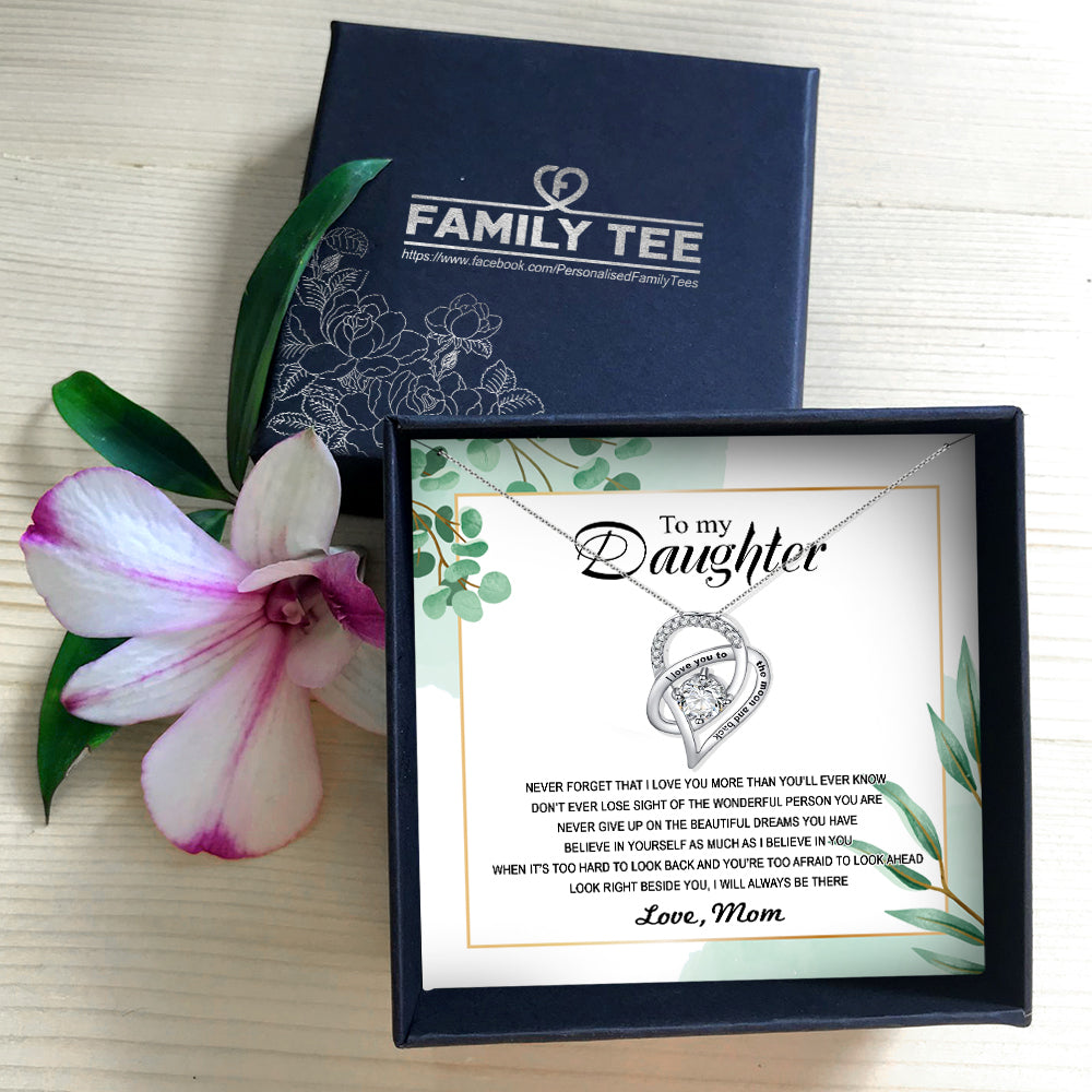 NEVER GIVE UP - NECKLACE FOR DAUGHTER FROM MOTHER