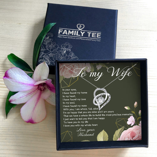I LOVE YOU WITH MY WHOLE HEART - NECKLACE FOR WIFE FROM HUSBAND