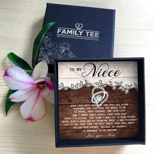REMEMBER TO BE AWESOME - NECKLACE FOR NIECE FROM AUNT