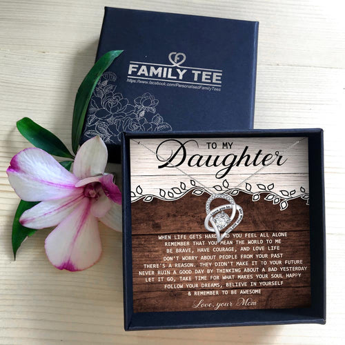 REMEMBER TO BE AWESOME - NECKLACE FOR DAUGHTER FROM MOM