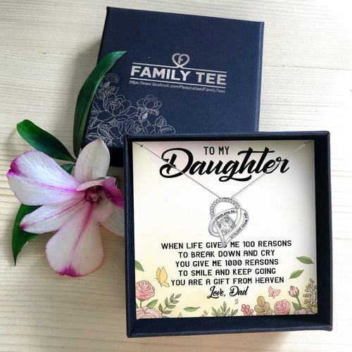 YOU ARE A GIFT FROM HEAVEN - NECKLACE FOR DAUGHTER FROM DAD