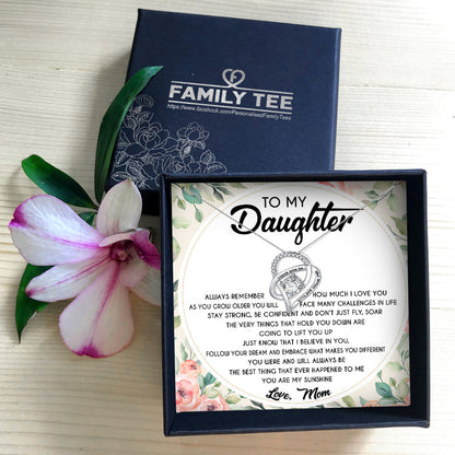 YOU ARE MY SUNSHINE - NECKLACE FOR DAUGHTER FROM MOM