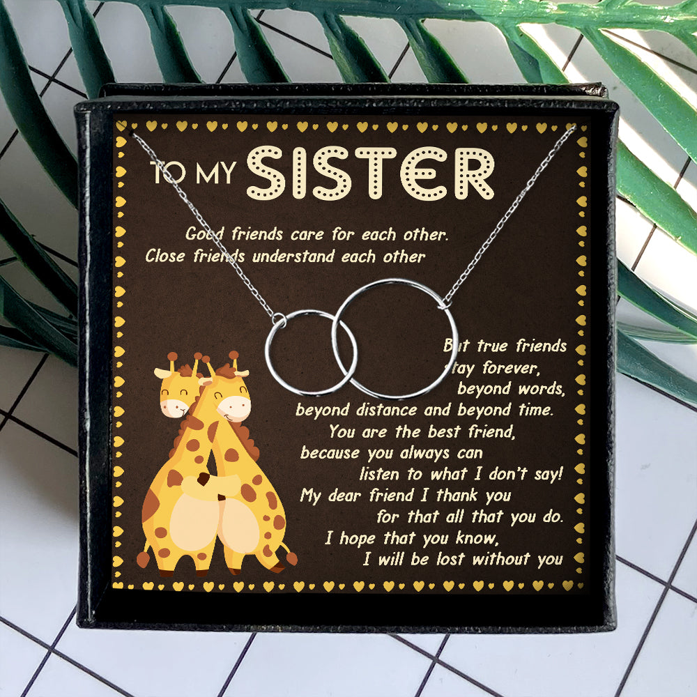YOU ARE THE BEST FRIEND - NECKLACE FOR SISTER