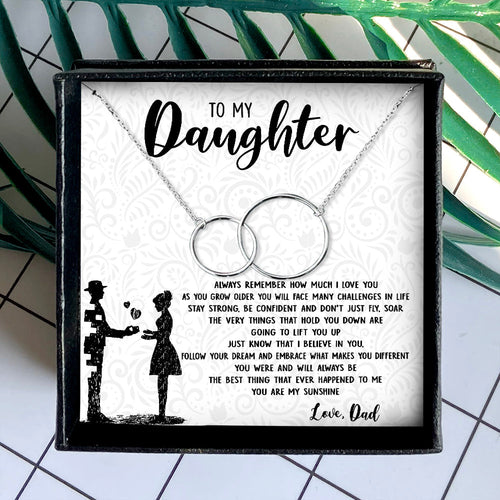 YOU ARE MY SUNSHINE  - NECKLACE FOR DAUGHTER
