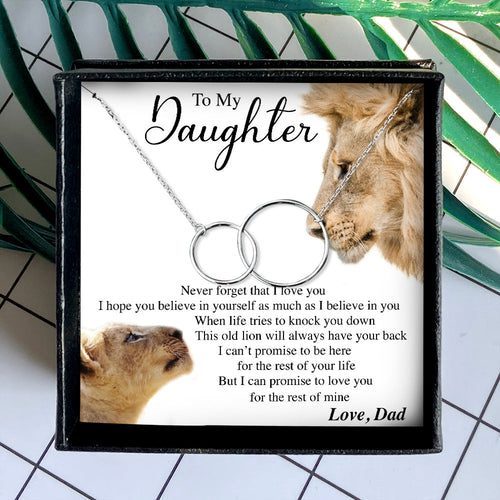 NEVER FORGET THAT I LOVE YOU - NECKLACE FOR DAUGHTER
