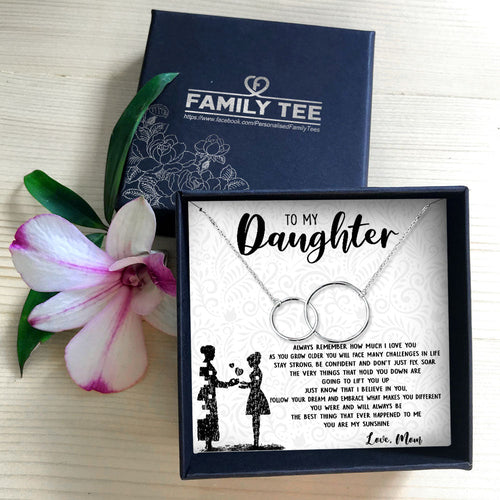 YOU ARE MY SUNSHINE  - NECKLACE FOR DAUGHTER